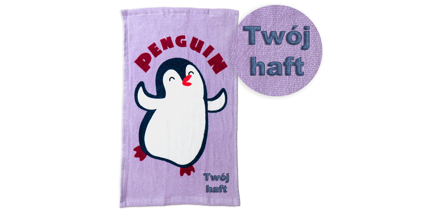 Ręcznik 30x50 cm pingwin zwierzęta